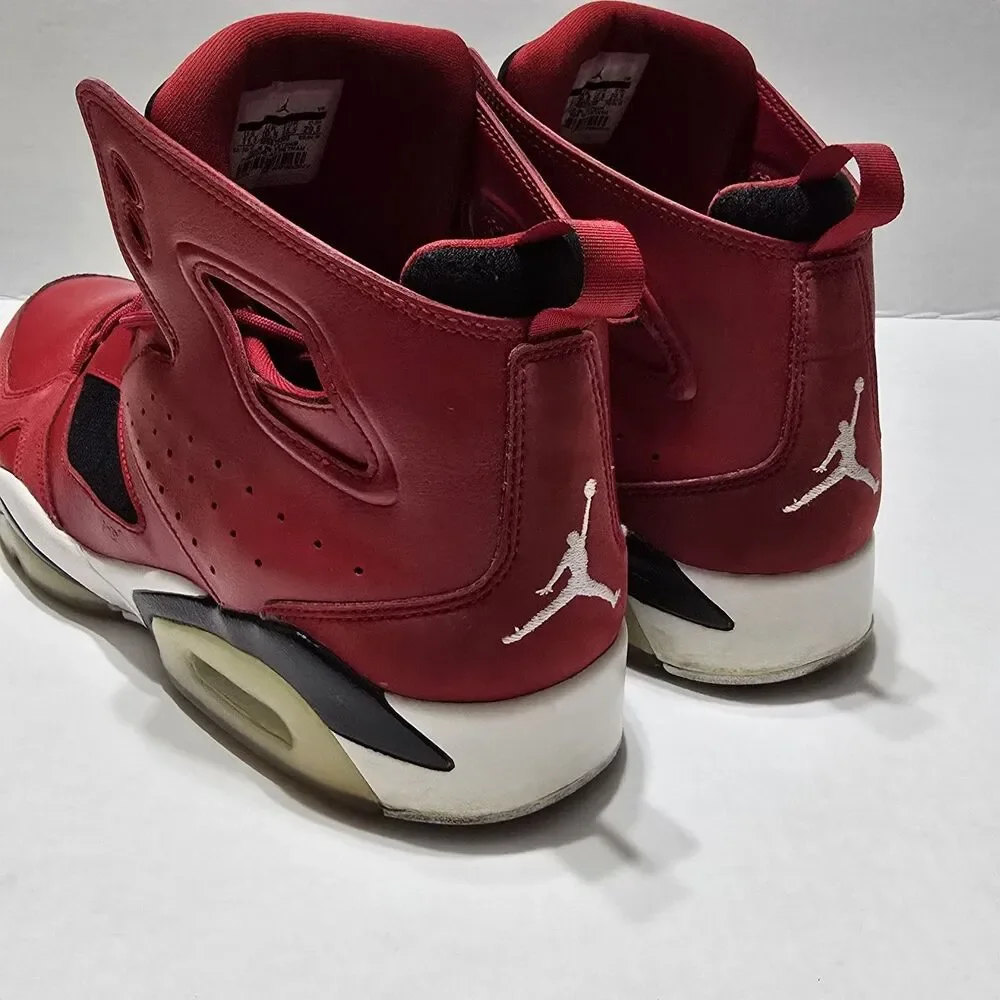 Air Jordan Men's 11.5 Flight Club 91 Gym Red Sneakers 555475-600 Jumpman Shoes